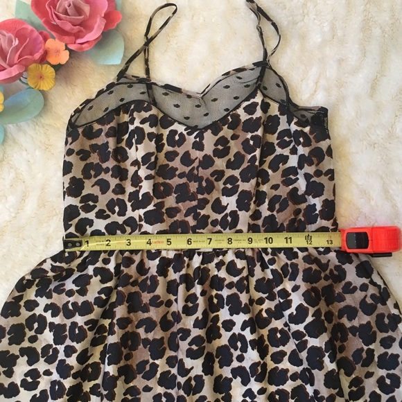 Xhilaration leopard/cheetah print dress S - Picture 6 of 8